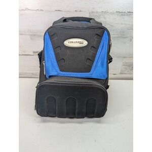 Columbia 300 Bowling Ball Bag Black Blue Single Ball Tote Case Padded